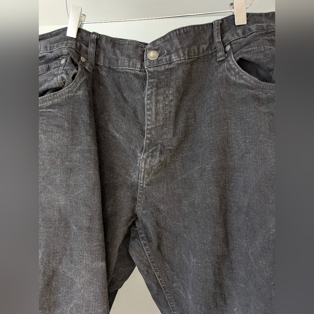 Britches Men's Jeans Relaxed Fit Black Denim Size 40 X 36 Casual Tall - Picture 2 of 6